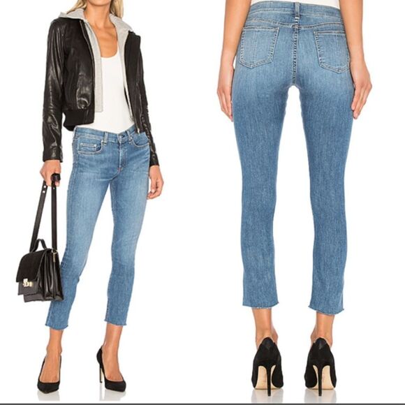 Rag & Bone Skinny Ankle in Lucky Rouge 32 - Picture 1 of 7